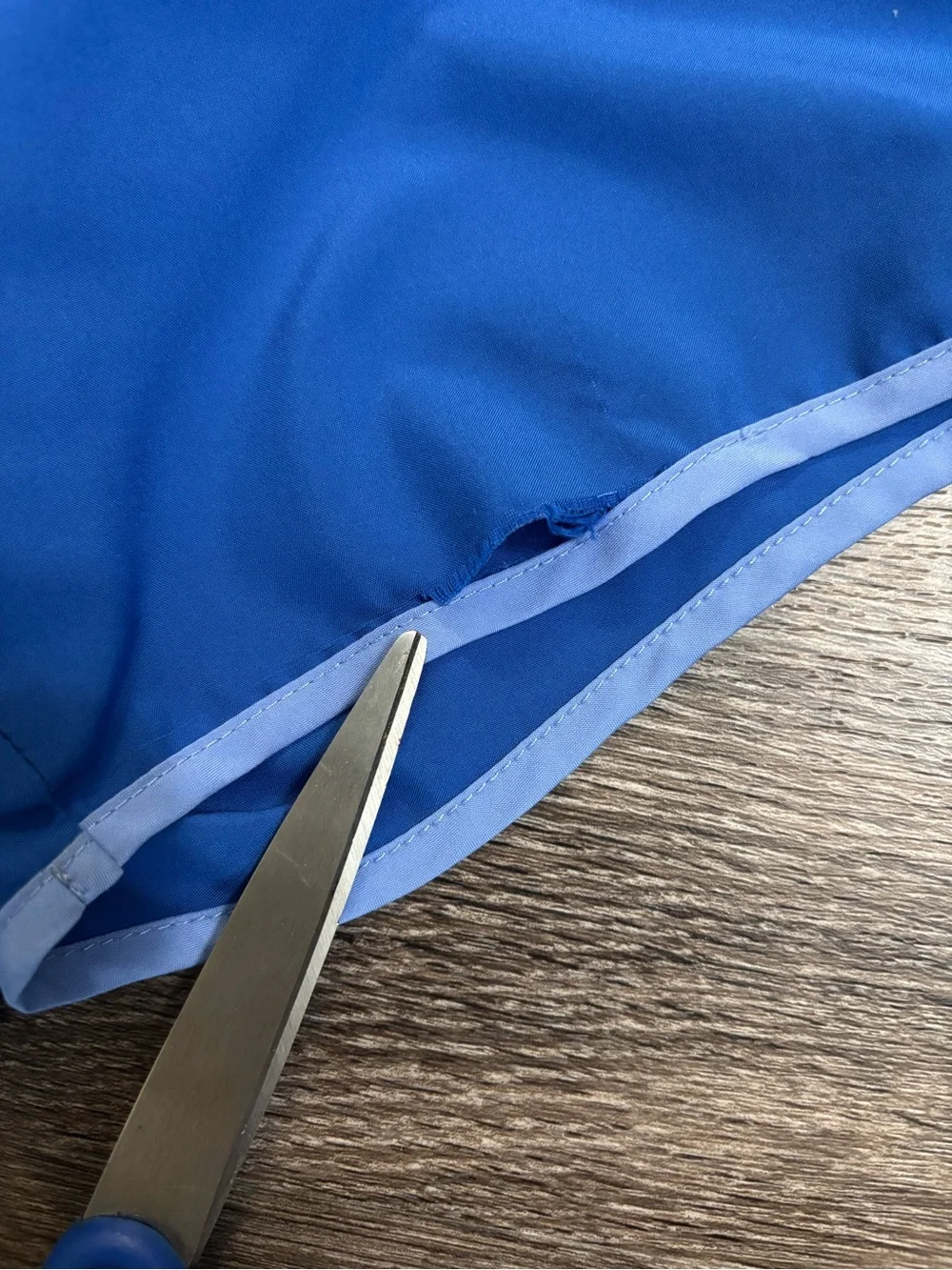Nike Royal Blue Girl’s Athletic Shorts with White Trim